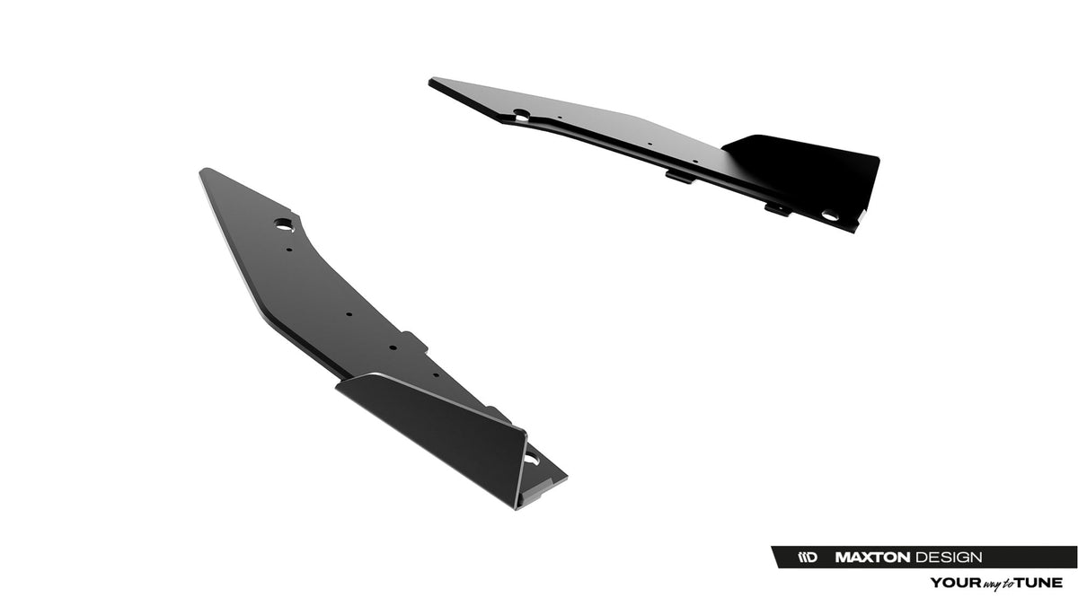 Street Pro Bakre Sidosplitters + Flaps för Cupra Leon ST Mk1 Facelift