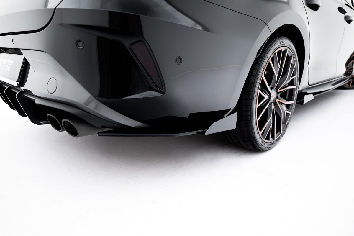 Street Pro Bakre Sidosplitters + Flaps för Cupra Leon ST Mk1 Facelift