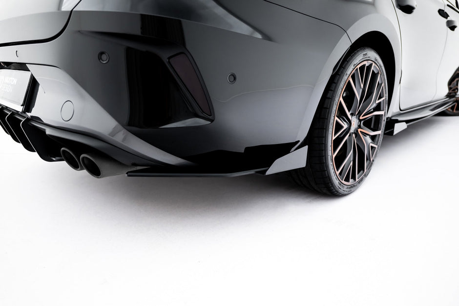 Street Pro Bakre Sidosplitters + Flaps för Cupra Leon ST Mk1 Facelift