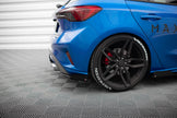 Street Pro Bakre Sidosplitters + Flaps för Ford Focus ST Mk4