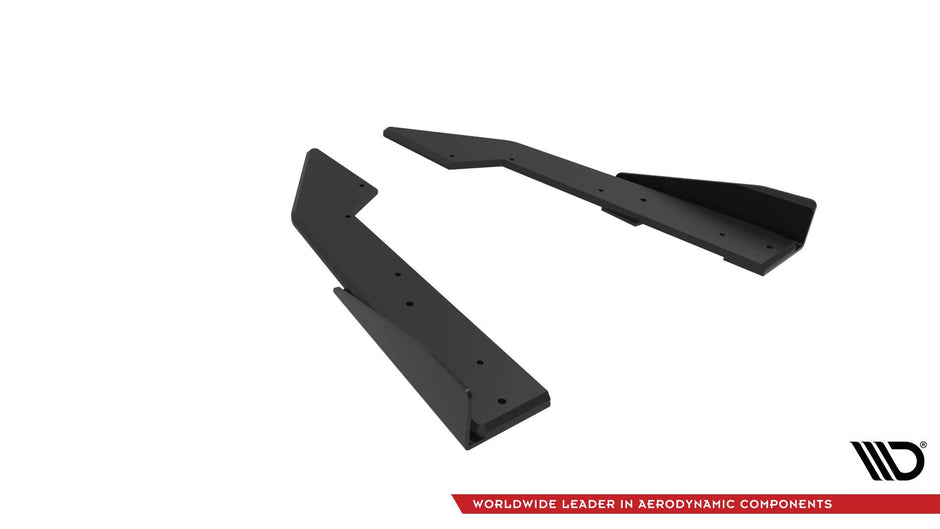 Maxton Design Street Pro bakre sidosplitters + flaps Ford Mustang GT Mk7 – bild 5