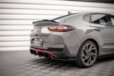 Street Pro Bakre Sidosplitters + Flaps för Hyundai I30 Fastback N-Line Mk3 Facelift
