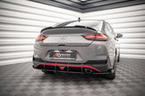 Street Pro Bakre Sidosplitters + Flaps för Hyundai I30 Fastback N-Line Mk3 Facelift