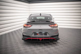 Street Pro Bakre Sidosplitters + Flaps för Hyundai I30 Fastback N-Line Mk3 Facelift