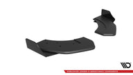Street Pro Bakre Sidosplitters + Flaps för Hyundai Veloster N Mk2