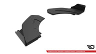 Street Pro Bakre Sidosplitters + Flaps för Hyundai Veloster N Mk2