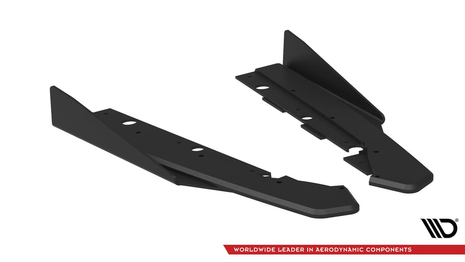 Street Pro Bakre Sidosplitters + Flaps för Kia Proceed GT Mk1 Facelift