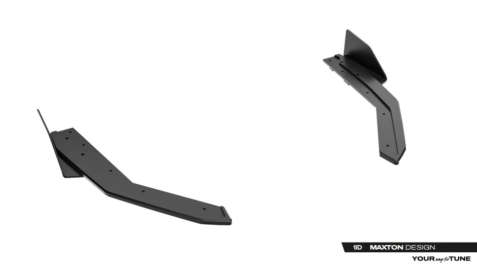 Street Pro Bakre Sidosplitters + Flaps för Lexus IS 500 Mk3 Facelift 2 (XE30)