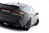 Street Pro Bakre Sidosplitters + Flaps för Lexus IS 500 Mk3 Facelift 2 (XE30)
