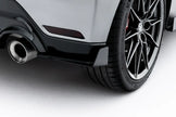 Street Pro Bakre Sidosplitters + Flaps för Toyota GR Yaris Mk4 Facelift