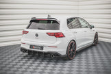 Street Pro Bakre Sidosplitters + Flaps för Volkswagen Golf GTI / GTE / R-Line Mk8