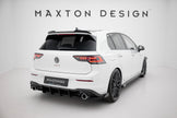 Street Pro Bakre Sidosplitters + Flaps för Volkswagen Golf GTI / GTE / R-Line Mk8