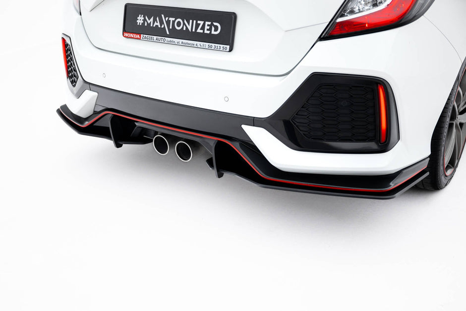 Street Pro Bakre Sidosplitters för Honda Civic Sport Mk 10