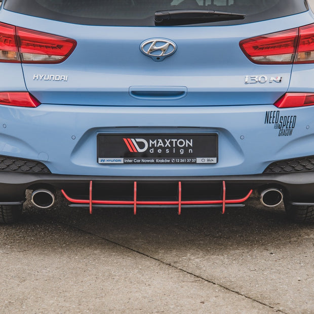Street Pro Bakre Sidosplitters för Hyundai I30 N Mk3 Hatchback