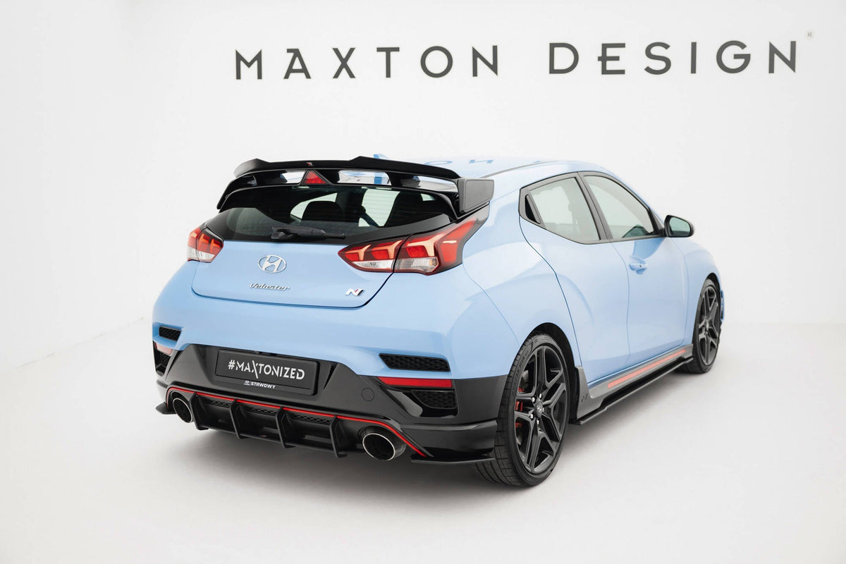 Street Pro Bakre Sidosplitters för Hyundai Veloster N Mk2