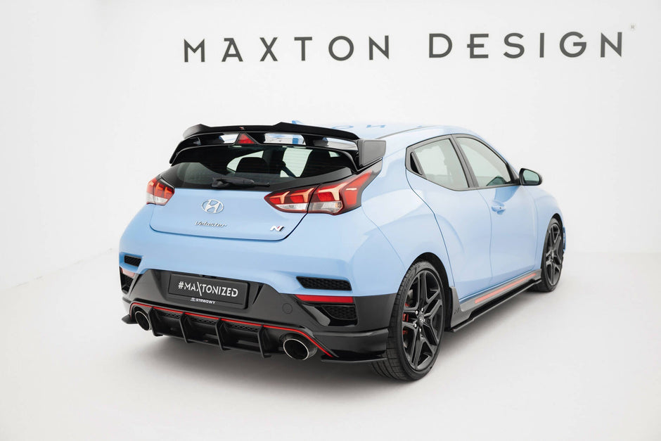 Street Pro Bakre Sidosplitters för Hyundai Veloster N Mk2