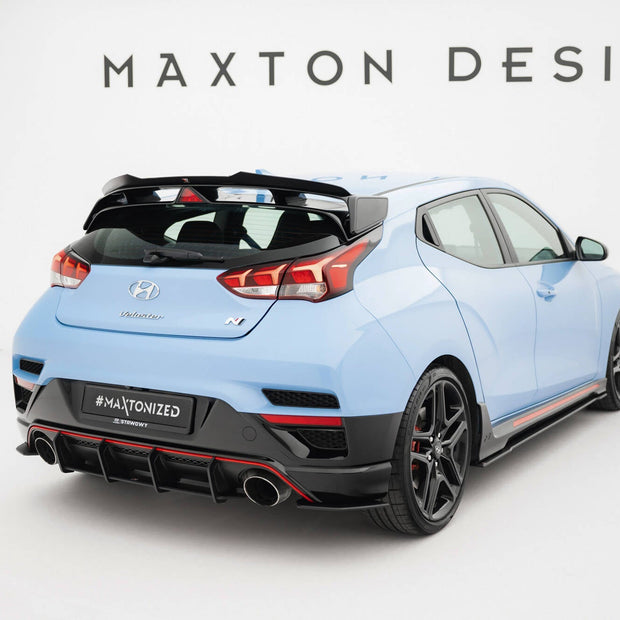 Street Pro Bakre Sidosplitters för Hyundai Veloster N Mk2