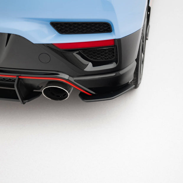 Street Pro Bakre Sidosplitters för Hyundai Veloster N Mk2