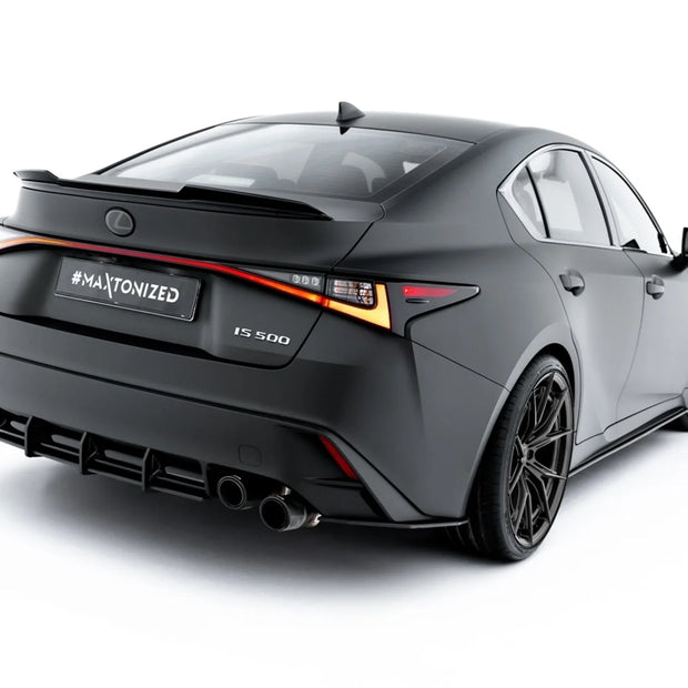 Street Pro Bakre Sidosplitters för Lexus IS 500 Mk3 Facelift 2 (XE30)