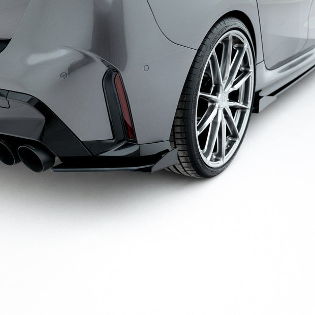 Street Pro Bakre Sidosplitters V.1 + Flaps för BMW M135i F70