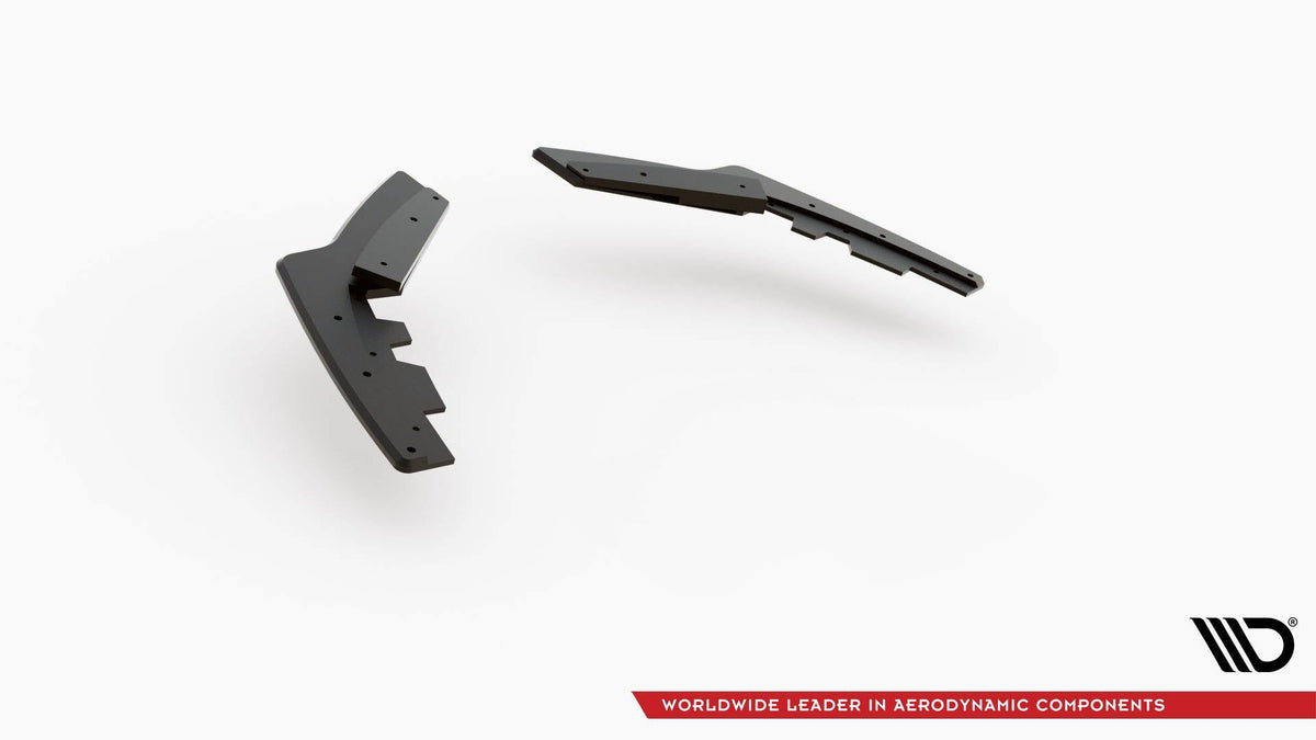 Street Pro Bakre Sidosplitters V.2 + Flaps för BMW 1 F20 M140i