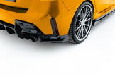 Street Pro Bakre Sidosplitters V.2 + Flaps för BMW 1 M-Pack F70