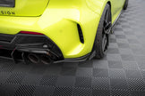 Street Pro Bakre Sidosplitters V.2 + Flaps V.2 för BMW 1 F40 M-Pack / M135i