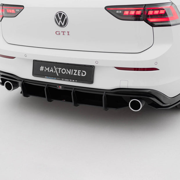 Street Pro Bakre Sidosplitters V.2 för Volkswagen Golf GTI Mk8  Fits only with : VW-GO-8-GTI-CS-RS1G-GTIO_O
