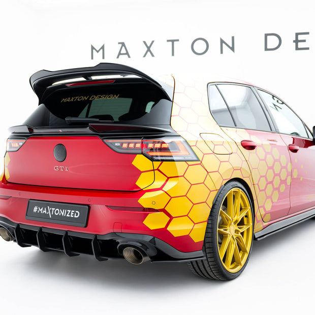 Street Pro Bakre Sidosplitters för Volkswagen Golf GTI Clubsport Mk8 Facelift