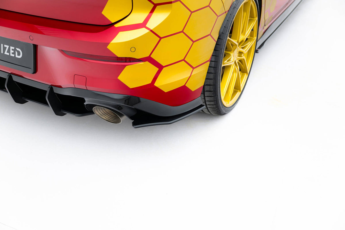 Street Pro Bakre Sidosplitters för Volkswagen Golf GTI Clubsport Mk8 Facelift