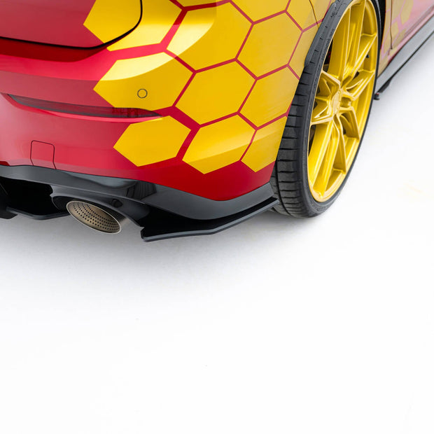 Street Pro Bakre Sidosplitters för Volkswagen Golf GTI Clubsport Mk8 Facelift