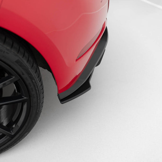 Street Pro Bakre Sidosplitters för Volkswagen Golf R Mk7 Facelift