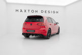 Street Pro Bakre Sidosplitters för Volkswagen Golf R Mk7 Facelift