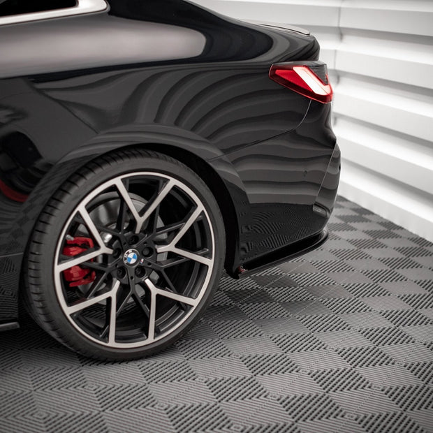 Bakre Sidosplitters V.1 för BMW 4 M-Pack G22 / G23 / G22 Facelift / G23 Facelift