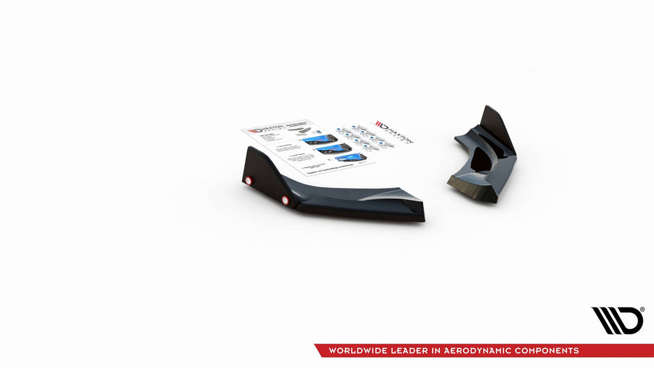 Bakre Sidosplitters V.1 + Flaps för Hyundai I30 N Hatchback Mk3 Facelift
