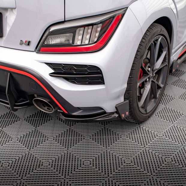 Bakre Sidosplitters V.1 + Flaps för Hyundai Kona N Mk1