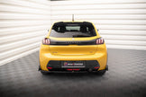 Bakre Sidosplitters V.1 + Flaps för Peugeot 208 GT Mk2