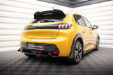 Bakre Sidosplitters V.1 + Flaps för Peugeot 208 GT Mk2