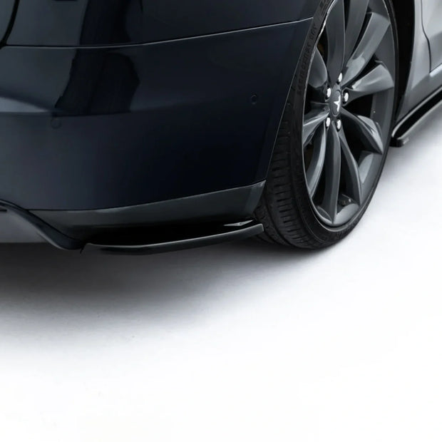 Bakre Sidosplitters V.1 för Tesla Model S Mk1