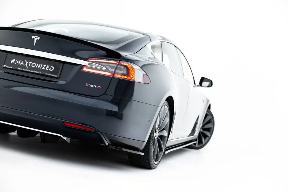 Bakre Sidosplitters V.1 för Tesla Model S Mk1
