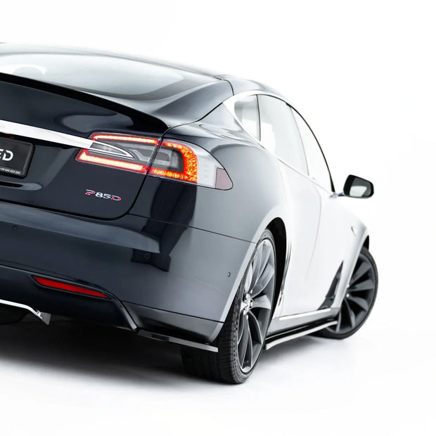 Bakre Sidosplitters V.1 för Tesla Model S Mk1