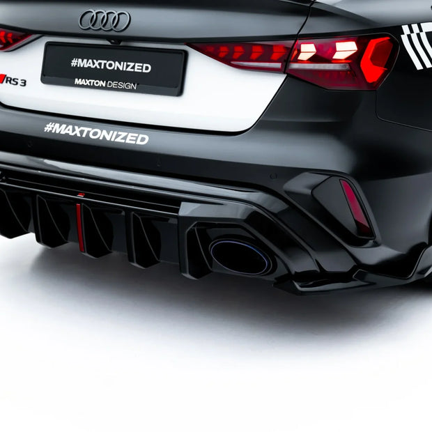 Bakre Sidosplitters V.2 för Audi RS3 Sedan 8Y Facelift