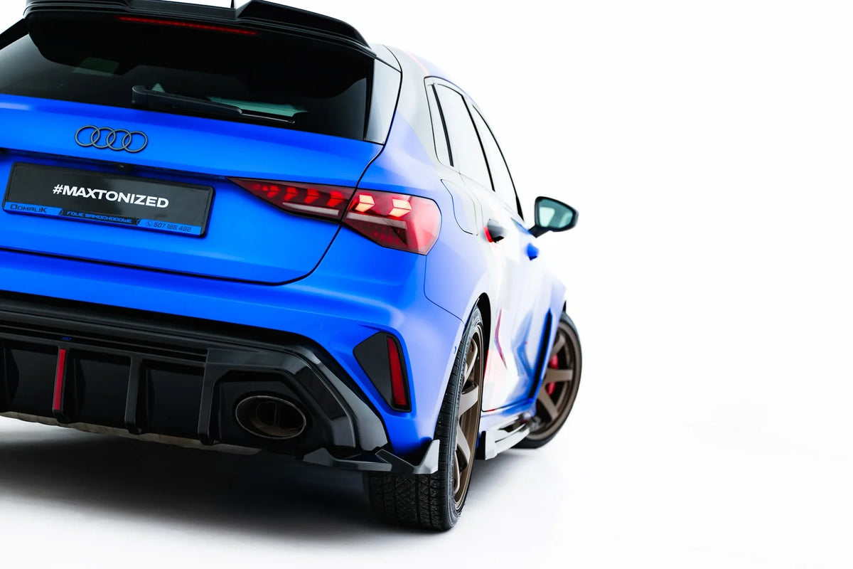Bakre Sidosplitters V.2 för Audi RS3 Sportback 8Y Facelift