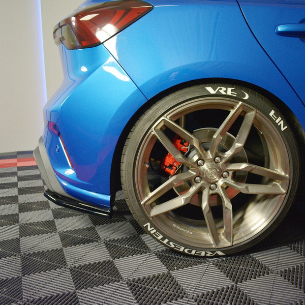Bakre Sidosplitters V.2 (For Rear Valance V.1) för Ford Focus Hatchabck ST-Line