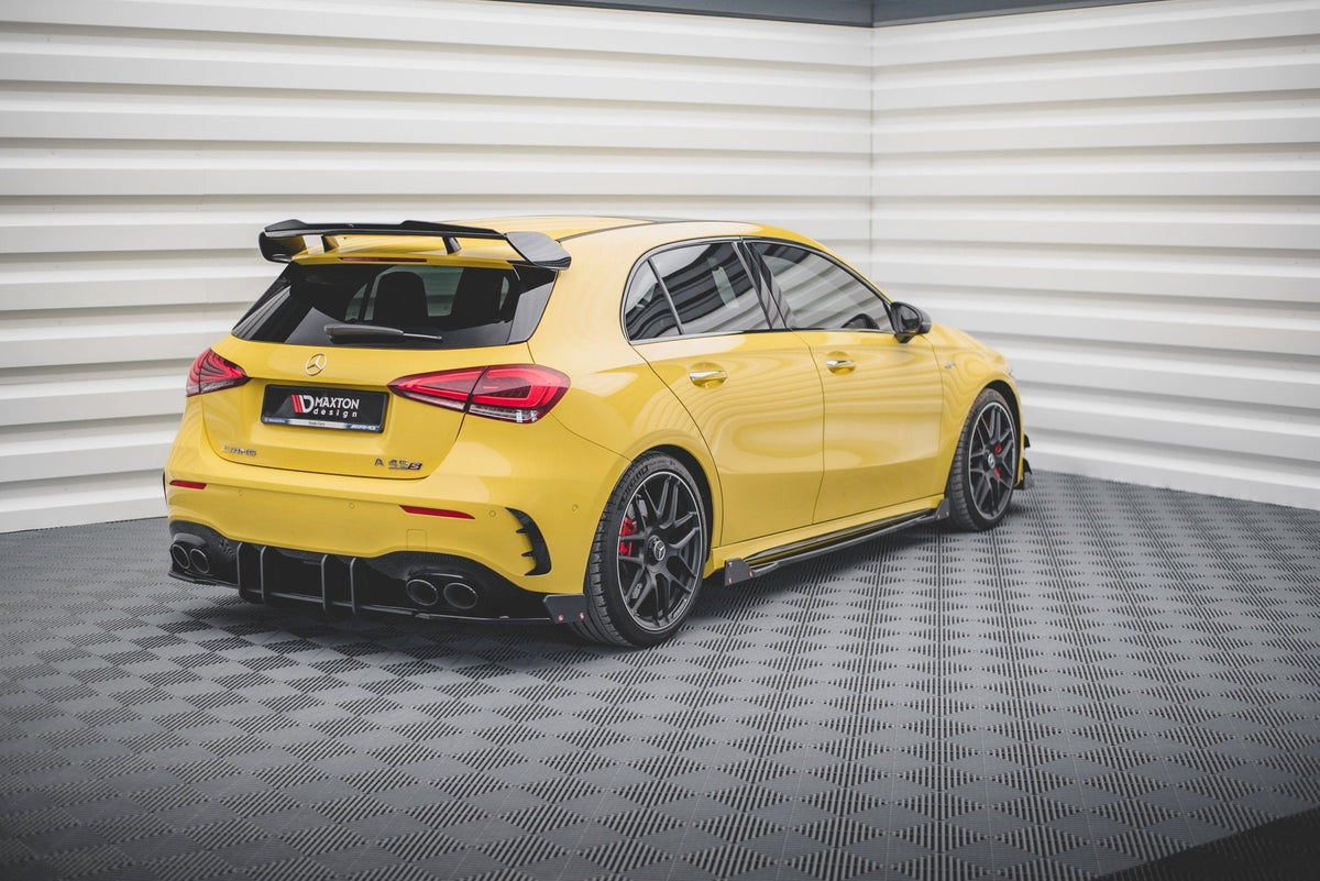 Maxton Design Bakre sidosplitters V.2 + flaps – Mercedes-AMG A 45 S Aero Pack W177