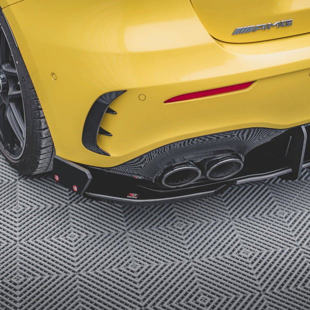 Bakre Sidosplitters V.2 + Flaps för Mercedes-AMG A 45 S Aero Pack W177
