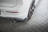 Bakre Sidosplitters V.2 + Flaps för Volkswagen Golf GTI / GTE Mk8