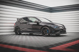 Bakre Sidosplitters V.2 + Flaps för Volkswagen Golf R Hatchback Mk8  fits only with: VW-GO-8-R-RS1G