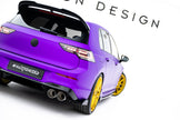 Bakre Sidosplitters V.2 + Flaps för Volkswagen Golf R Hatchback Mk8 Facelift  fits only with: VW-GO-8-R-RS1G