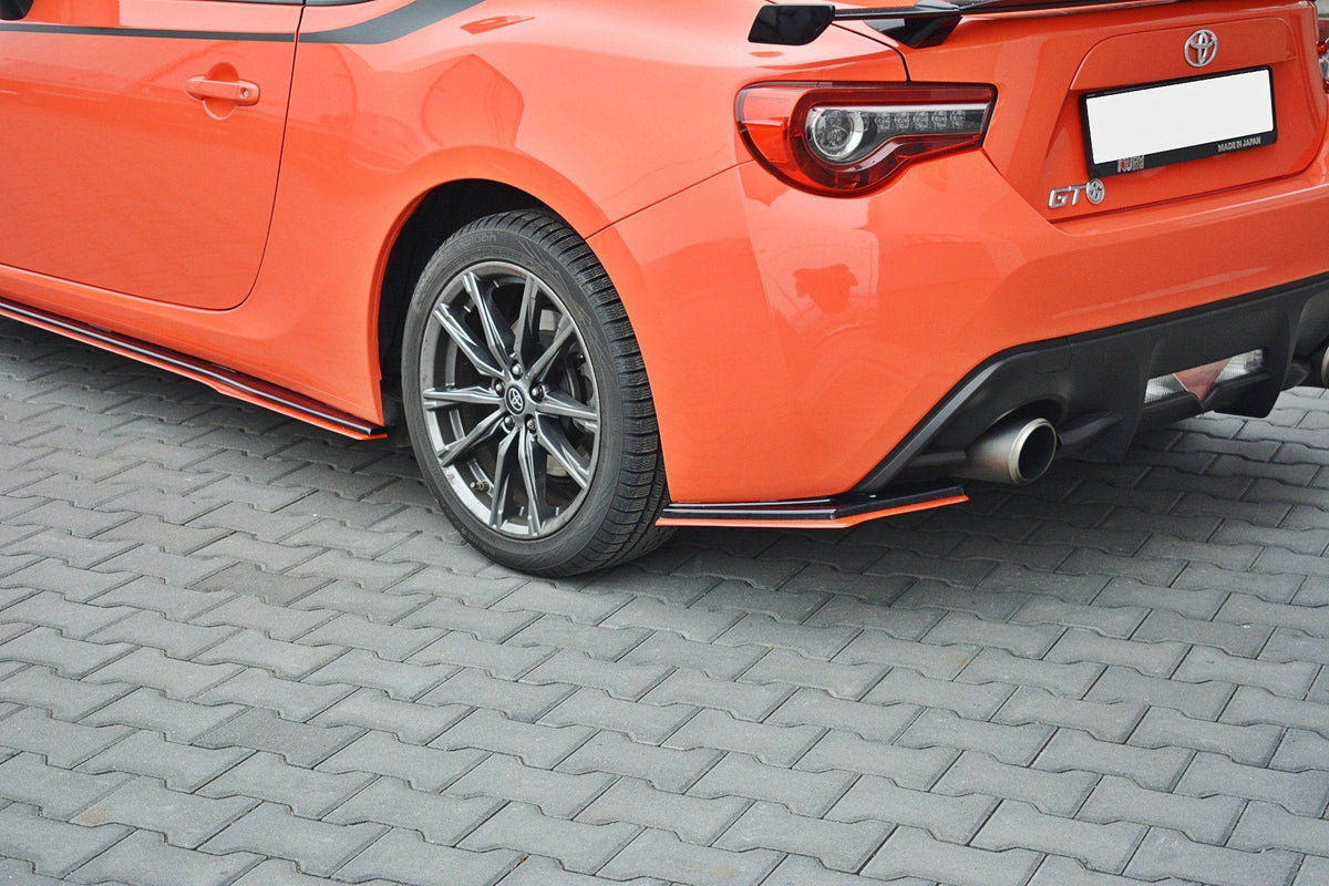 Bakre Sidosplitters V.2 för Toyota GT86 Facelift